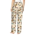 thumbnail image 3 of Goofa Dachshund Dog Printed Soft Pajama Pants for Women, Wide Leg Comfy Casual Lounge Yoga Pants-X-Large, 3 of 9