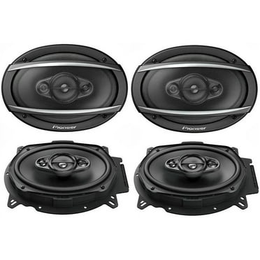 4 X Pioneer TS-A6960F 6" x 9" Inch 3-Way TS Series Coaxial Car Speakers Car Audio Speakers Package TSA6960F