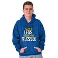thumbnail image 5 of Not Less You Are Blessed Christian Hoodie Sweatshirt Women Men Brisco Brands S, 5 of 6