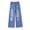 1#Blue, variant on Tiijoy Big Girls Straight Leg Ripped Jeans Casual Loose Mid Rise Denim Pants, Sizes 10-11