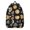 Mushroom and Skull, variant on Mushroom and Moth Black Pattern Backpack for School, Cute School Bag with Adjustable Shoulder Straps and Padded Back, 15.7"x11.8"x5.5"