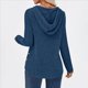 thumbnail image 5 of Sudaderas con Capucha para Mujer, Sudaderas de Gran Tamaño, Camisetas de Larga, Suéteres, Suéteres de Otoño, Tops. Azul XXL, 5 of 6