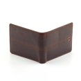 thumbnail image 3 of Bifold RFID Protected Leather Wallet // Cow Pull-Up Leather in Brown, 3 of 4