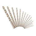 thumbnail image 1 of Juego de brocas de 13x, brocas helicoidales, punta resistente portátil de 135  degree, 1/16 a 1/4, para garaje, coche, jardín, carpintería de Metal, 1 of 9