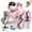 Pink Dual Control, variant on Robot Cat Interactive Toys for Girls, Electronic Smart Interactive Programmable Robot Toys Gift, Remote Control Car Dog Toy for Boys & Girls