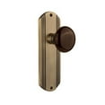 thumbnail image 7 of Nostalgic Warehouse Decbrn_Prv_238_Nk Vintage Brown Porcelain Privacy Door Knob Set -, 7 of 7
