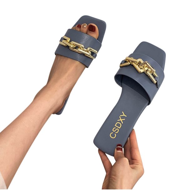 Amzcrzy Zapatos de mujer,Zapatos de mujer,Zapatillas de mujer, Sandalias planas de mujer, sandalias de playa para mujer, zapatillas casuales antideslizantes de verano Sandalias Mujer Zapatillas De Ca