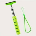 thumbnail image 1 of Car Side Mirror Squeegee, Rearview Mirror Wiper with Telescopic Long Handle, Retractable Small Auto Window Squeegee Cleaner, Portable Glass Cleaning Tool Universal Car Accessories,Snow Brush-Green, 1 of 4