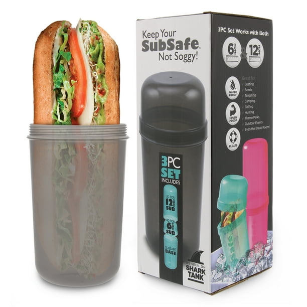 SubSafe Sub Sandwich Container Reusable Sandwich Container Keeps Your