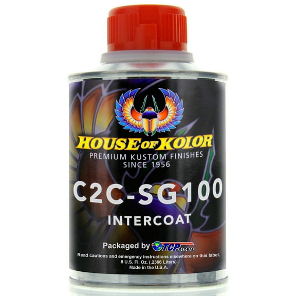 House of Kolor Intercoat Klear Midcoat Clearcoat Low VOC, Half Pint