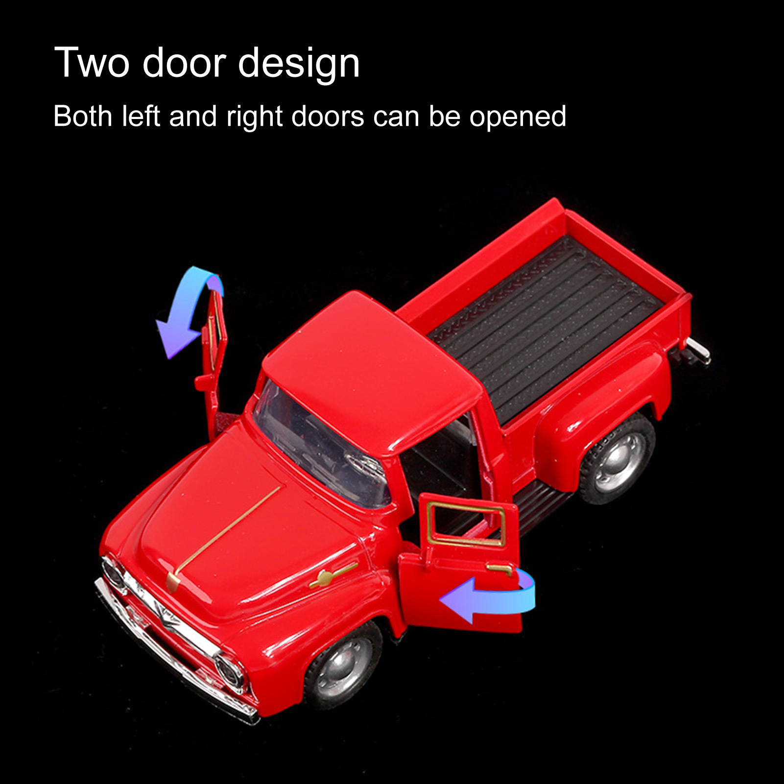 HYDa Pull Back Toy Double Doors Can Be Opened 1:36 Scale Alloy Vehicle Model Toy Decoration Diecast Children Simulation Off-road Vehicle Toy Christmas Gift - image 5 of 8