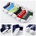 thumbnail image 2 of YZKKE 6 Pairs Baby Infant Girl Cotton Newborn Boy Ankle Socks 0-6 Months, 2 of 6
