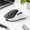 Black and White, variant on Berry Pink 49g Wireless Rechargeable Computer Mouse with Dual-Mode Connection