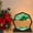 Green, variant on Octagon Dynamic Sand Pictures, Amazing Moving Sand Art, Glass 3D Sandscapes Art Décor, Relaxing Relieve Deskto for Home Decor and Office for Women Men's Present, Black Border (Yellow)