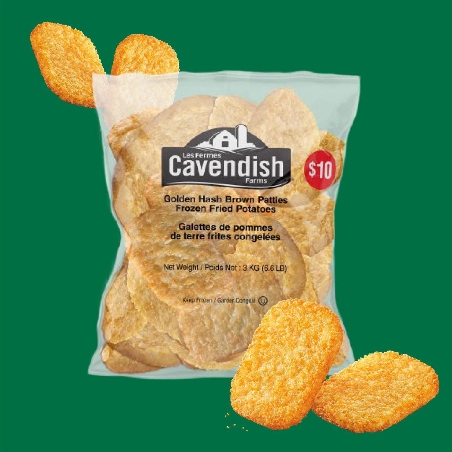 Cavendish Farms Hash Brown Patties | Made in Canada | Proud Canadian Company