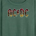 thumbnail image 3 of ACDC - Poster Texture - Women's Lightweight French Terry Long Sleeve Shirt, 3 of 5