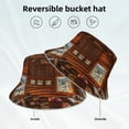 thumbnail image 4 of Kdxio Reflective Bucket Hat - Log Cabin Inside Print Bucket Hat for Men,Women, 4 of 9