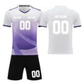 thumbnail image 1 of Custom Football Kit Set for Adult and Child, Name Number Team Logo DIY Family Match Personalized Jersey Shirt Shorts Set, Dad and Son Matching Outfits Light Pink XXXXXL, 1 of 6