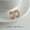 Gold, variant on Faty-T 14k Gold Plated Hollow Interlocking Geometric Small Huggie Hoop Earrings for Women Daily Wear Fashion Jewelry