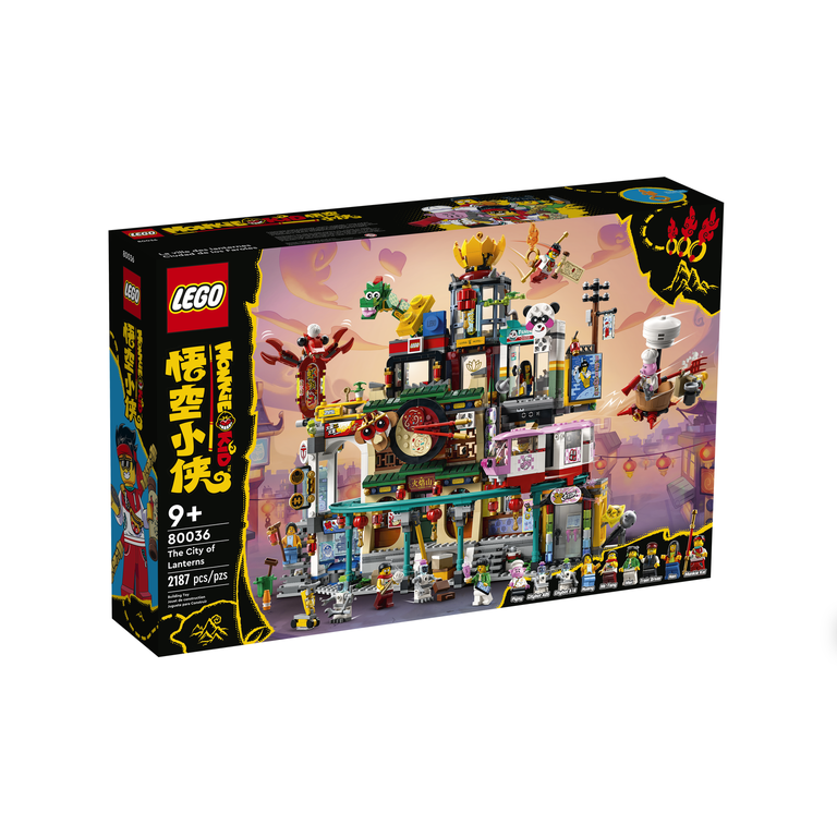 LEGO Monkie Kid The City of Lanterns 80036 Building Kit (2187