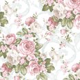 thumbnail image 1 of Sample. Concord Wallcoverings Textured Wallpaper floral Featuring rose flowers, CH22531, 1 of 1