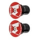 thumbnail image 3 of 2 tapones para manillar de bicicleta, tapones de expansión de aluminio con bloqueo a presión. Marcas M rojas, 3 of 9
