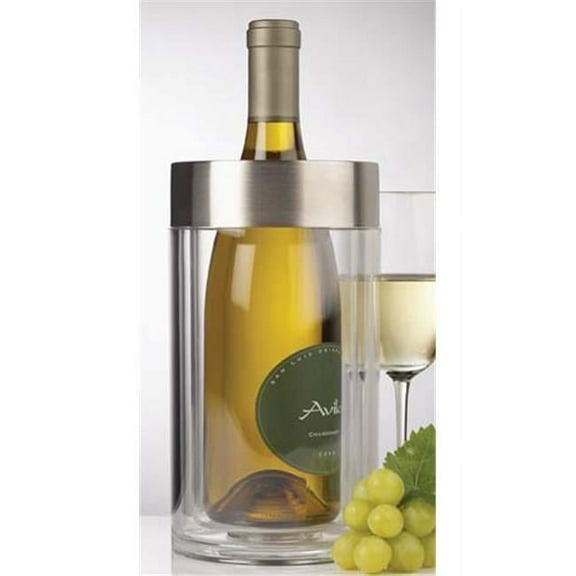 Acrylic Steel Wine Cooler Iceless Thick Exterior -
