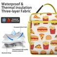 thumbnail image 2 of Lunch Box for Men Women Adults Lunch Box Tote for Daily Use Office/Work Meals Reusable Portable Lunchbox, French Frie, 2 of 6