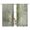 Green, variant on Brown Semi Sheer Window Curtains 84 Inches Long, Retro Oil Painting Modern Abstract Art Aesthetics Rod Pocket Voile Silky Chiffon Curtain Light Filtering Drapes for Living Room, 52"x84", 2 Panels