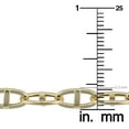 thumbnail image 2 of KoolJewelry Mens 14k Yellow Gold Twisted Mariner Bracelet (5.3mm, 8.5 inch), 2 of 4
