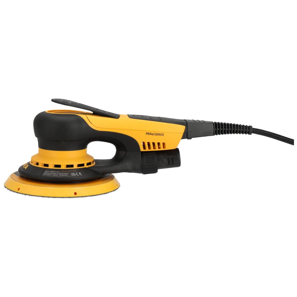 Mirka Deros Ii 625X Electric Powered 6 Inch 2-1/2 Mm Orbital Sander With Case