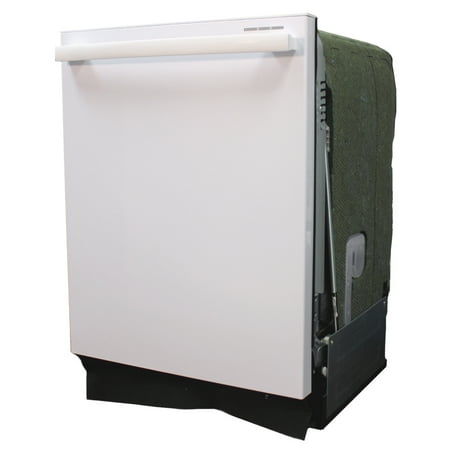 Sunpentown Energy Star 24″ Built-In Stainless Steel Tall Tub Dishwasher with Smart Wash System & Heated Drying, White SD-6502W