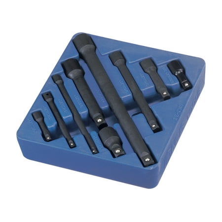 

Genius Tools 9pc 1/4 3/8 & 1/2 Dr. Impact Extension Bar Set IE-2349