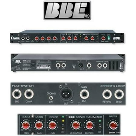 Bbe Sound Groove Tube Bass Guitar Preamp With Full-Featured Sonic Maximizer
