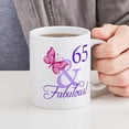 thumbnail image 4 of CafePress - 65 And Fabulous Mug - 11 oz Ceramic Mug - Novelty Coffee Tea Cup, 4 of 4