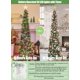 thumbnail image 4 of Bastón de caramelo desplegable HMASYO para árbol de Navidad, 1,5 m, con luces y decoración, 4 of 8