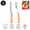 Medium serrated + chilli corer, variant on Set of 2 Jalapeno and Apple Corer, Stainless Steel Pepper Deseeder, Wood Handle