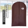 thumbnail image 4 of LEEYNEER Sacs de Robe pour Robes Longue Housse de Robe Sac à Vêtements Sac de Complet pour Rangement de Garde-Robe et Voyage 23.6x39.4 Pouces (Or), 4 of 7