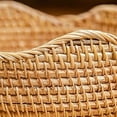 thumbnail image 3 of Frogued Rattan Woven Storage Basket, 3 of 8