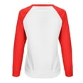thumbnail image 6 of YueHuiYing Carnival Owl Cartoon Print Women's Long Sleeve Loose Crew Neck Casual Pullover, 6 of 6