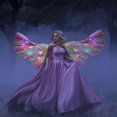 thumbnail image 3 of Alas de escenario de colores macarrones estilo luminoso 65*35 cm, 3 of 5