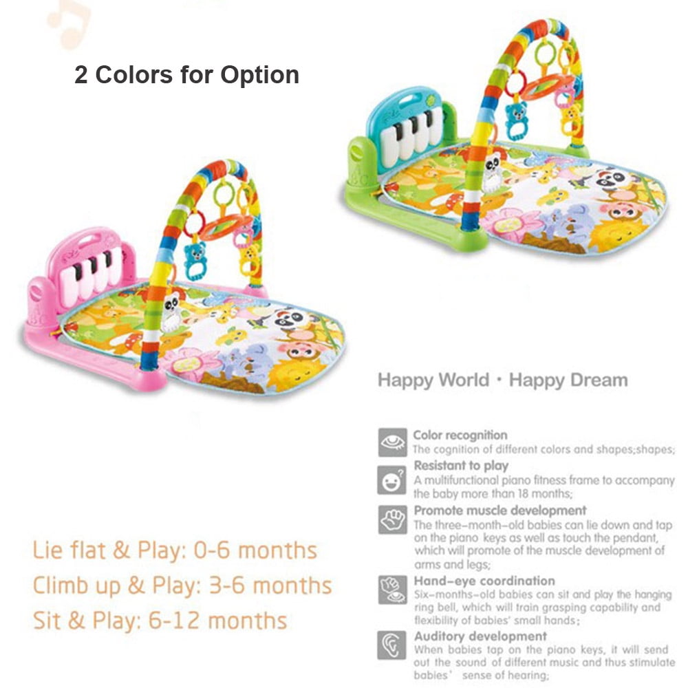 Play Mat,Kick And Play Time Musical Play Piano Playmat Kick Dazzduo Play Mat Toddlers Tummy Time Mat Center Musical Kick Play Time Play Mirror Play Musical Center Piano Mirror Play Mat
