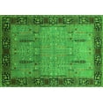 thumbnail image 1 of Ahgly Company Indoor Rectangle Oriental Green Traditional Area Rugs, 2' x 3', 1 of 4