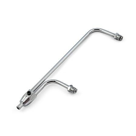 Speedmaster PCE341.1001 Holley Double Pumper Carburetor Chrome Fuel Line (3/8" Inlet 9 5/16" Centres)