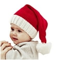 thumbnail image 4 of Winter Wool Ball Parent-Child Knitted Hat Lattice Mother Baby Christmas Warm Hat, 4 of 9