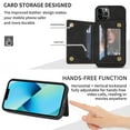 thumbnail image 6 of For Apple iPhone 13 Pro Max 6.7 inch Shockproof Leather Wallet Card Slot Stand Case Cover, 6 of 13