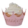 Paper Orchid Princess (cotton candy) Cupcake Wrappers Bubble Gum, 3-1/4" round x 2-1/8" high 12 pieces