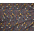 thumbnail image 4 of oneOone Polyester Lycra Fabric Leaves & Floral Block Decor Fabric Printed BTY 56 Inch Wide, 4 of 4