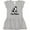 AC-Heather Grey, variant on Inktastic 4 Year Old Soccer Party 4th Birthday Girls Toddler Dress