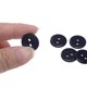thumbnail image 4 of Botón de costura Uxcell 200 piezas 5/8" (15mm) 2 agujeros botones de resina de reemplazo, azul marino, 4 of 5